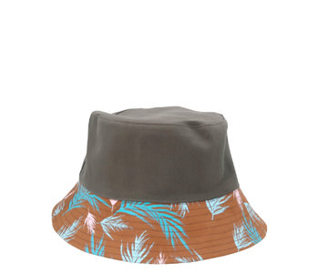 XS Unified Adult Bucket Hat Charcoal/Tropical