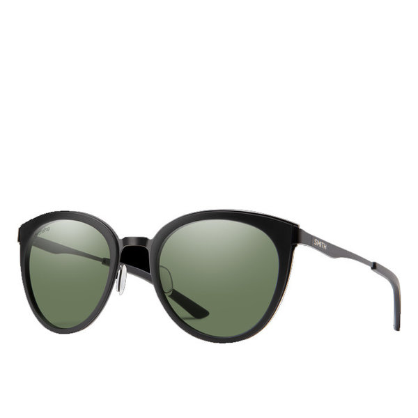 Smith Somerset Matte Black ChromoPop Polarized Grey Green - Summit Footwear Smith Somerset Matte Black ChromoPop Polarized Grey Green - Summit Footwear