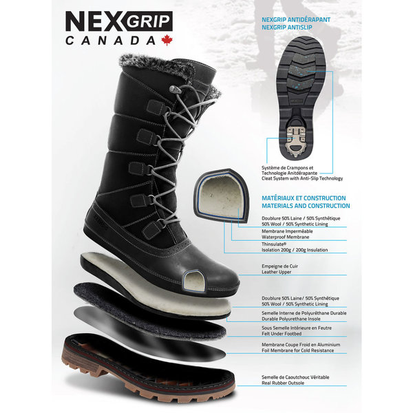 NexGrip Men's Ice Victor 3.0 Black
