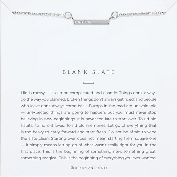 Bryan Anthonys Blank Slate Necklace