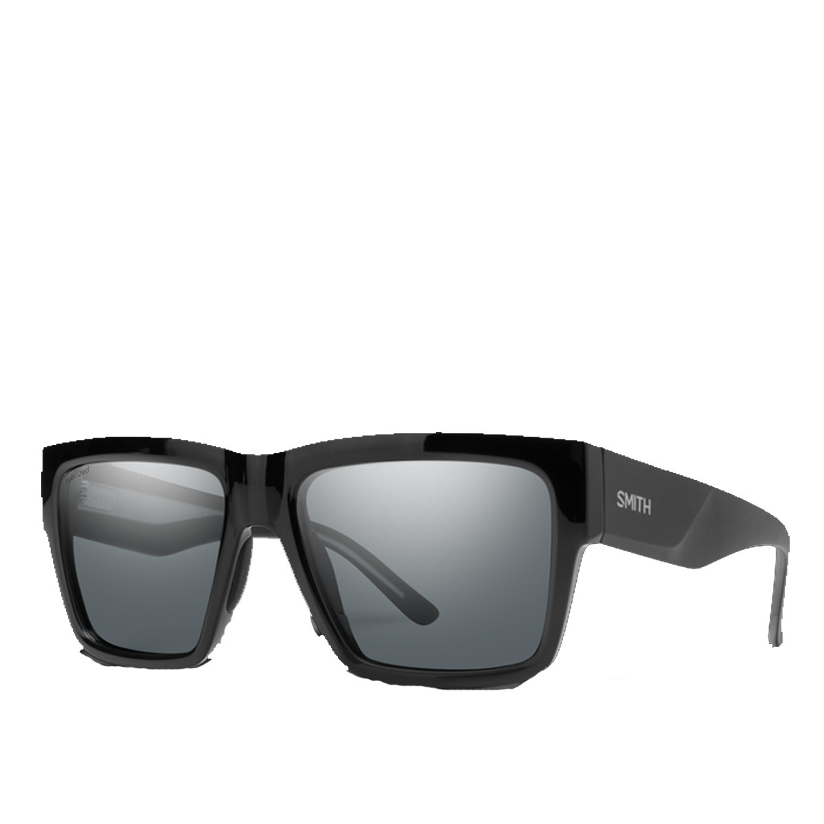 Smith Lineup Black Polarized Carbonic Gray Lens Summit Footwear