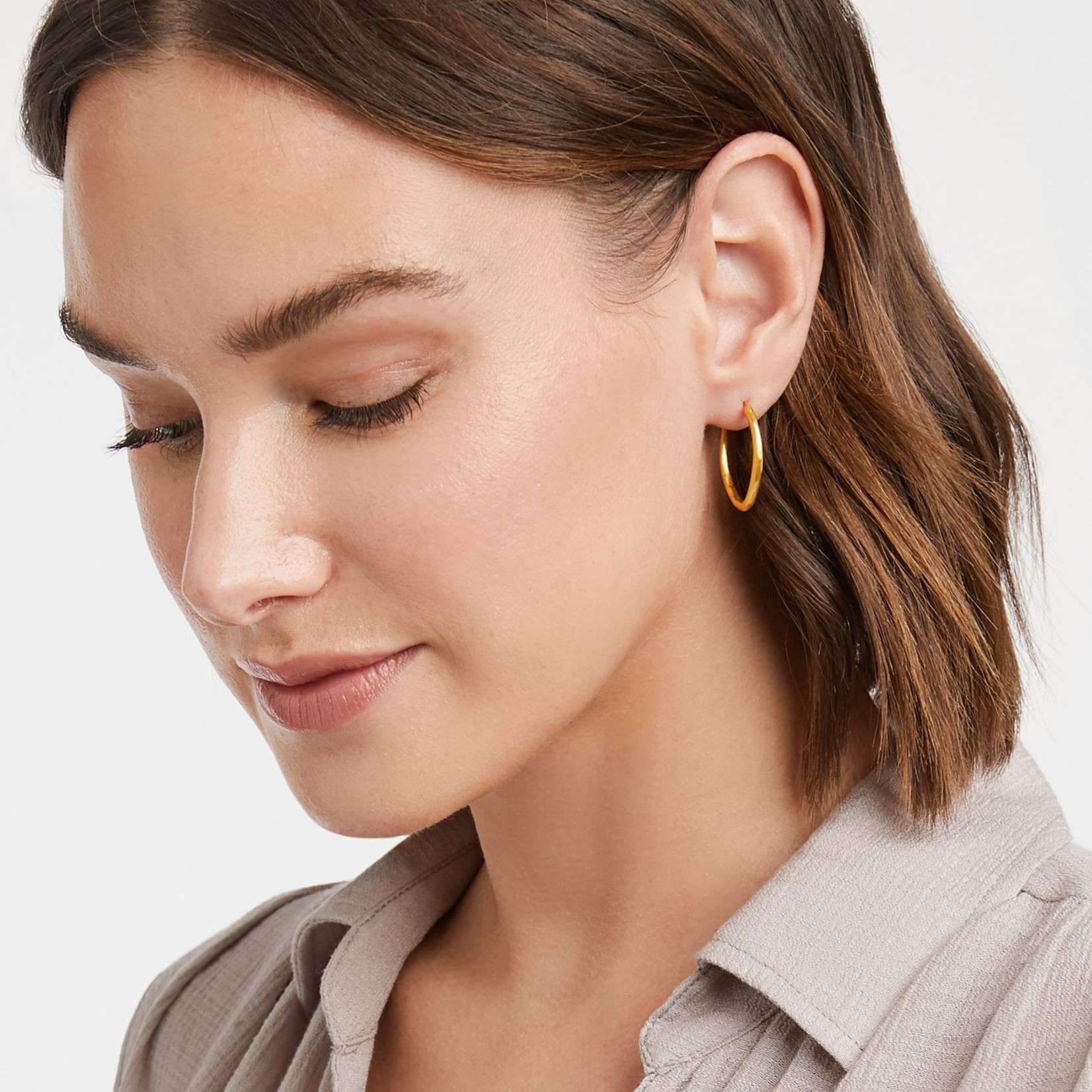 Julie Vos Fleur-de-Lis 2 in 1 Earring Gold