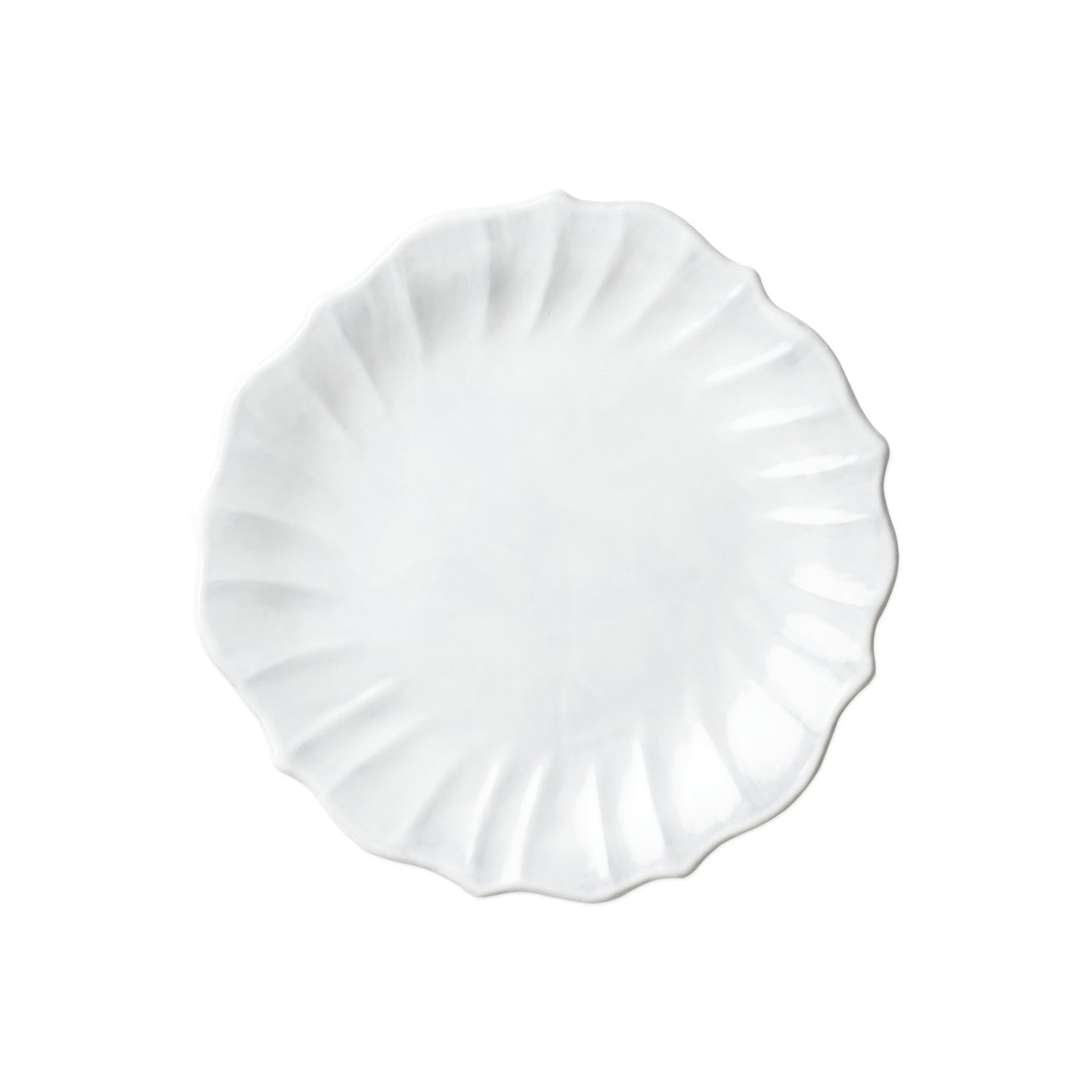 Vietri VIETRI Incanto Stone Salad Plate- Ruffle