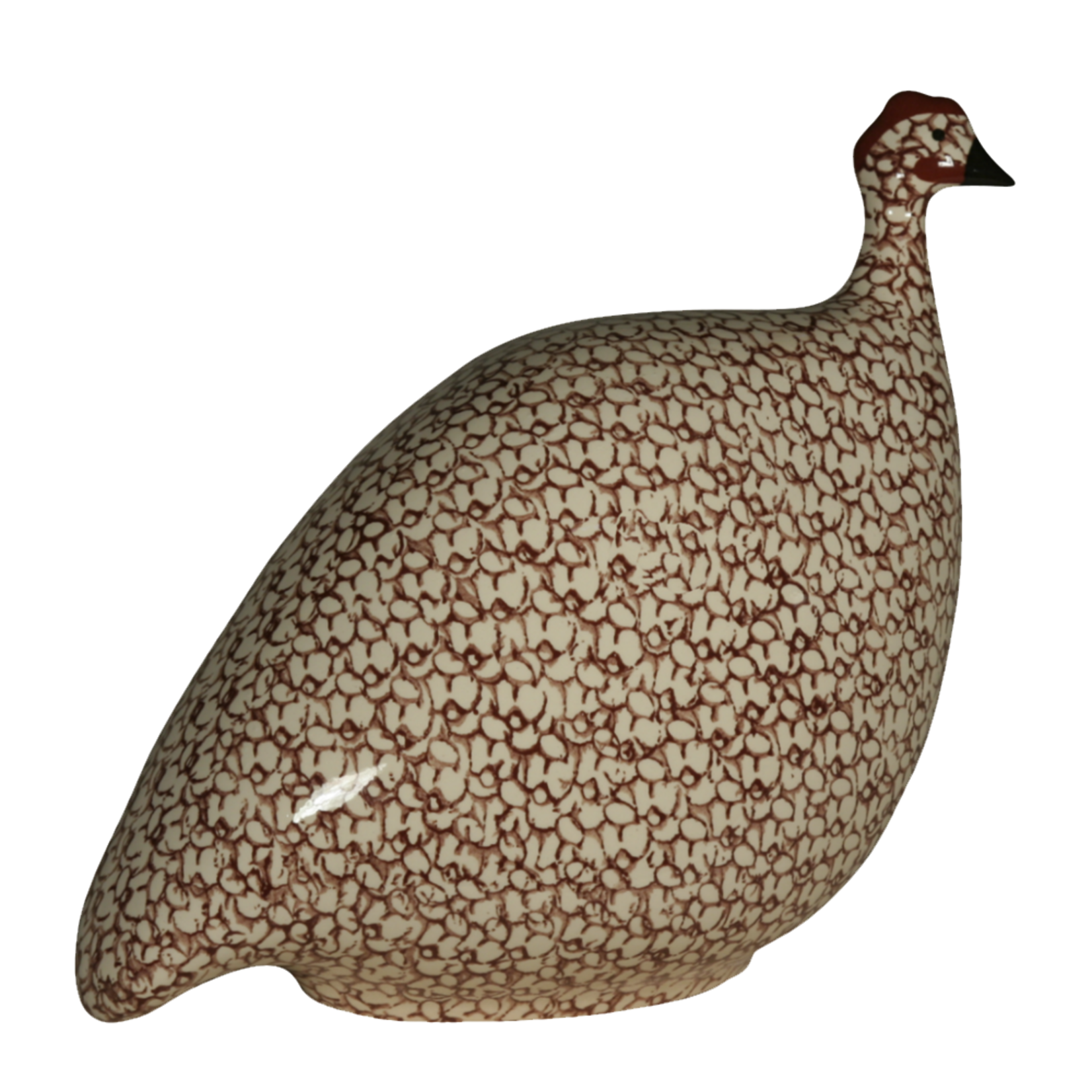 White Speckled Bordeaux French Guinea Hen