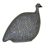 White Speckled Cobalt Blue French Guinea Hen