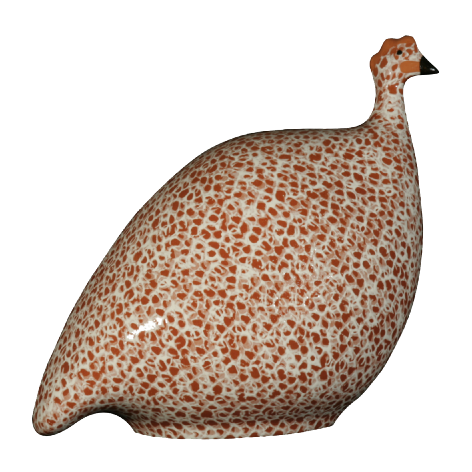 Red Speckled White French Guinea Hen