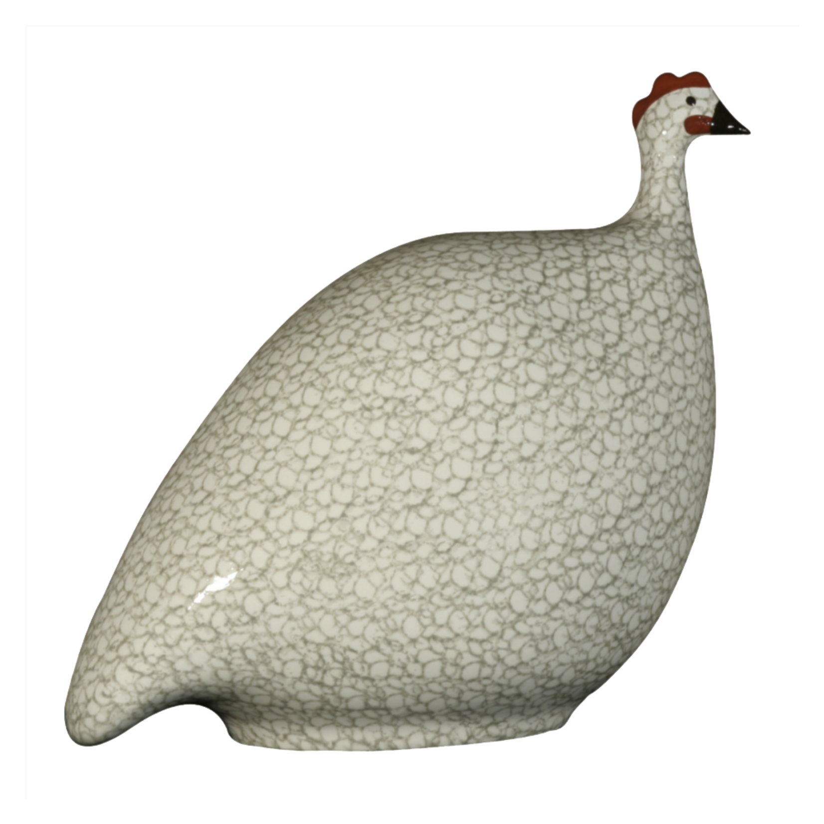 White Speckled Grey French Guinea Hen
