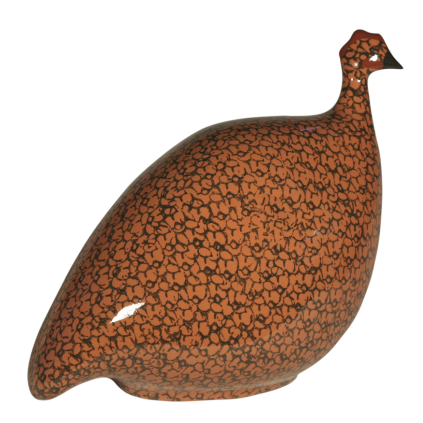 Lussan Red Speckled Black French Guinea Hen