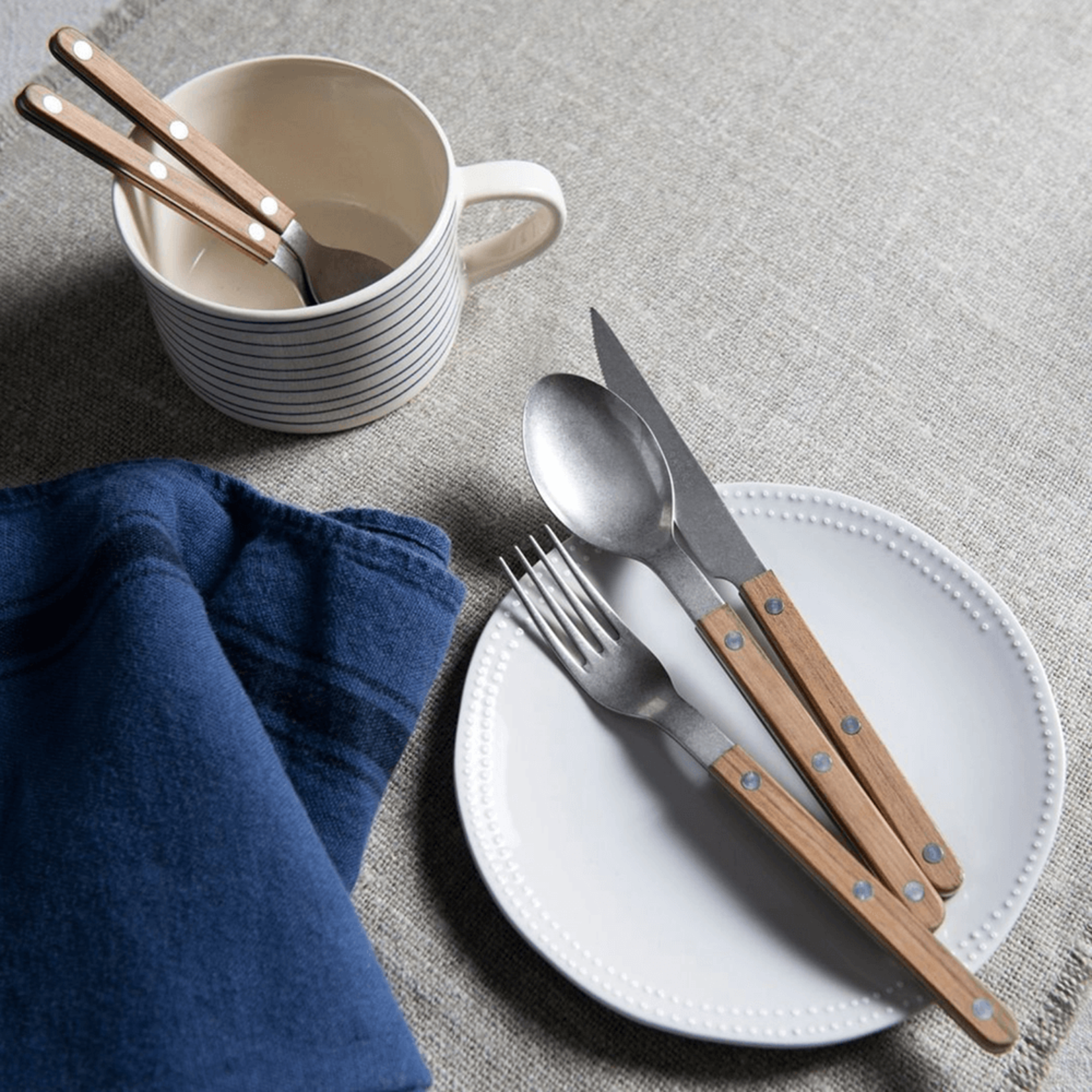 Sabre SABRE PARIS Bistrot 5 pc Place Setting- Vintage Teak