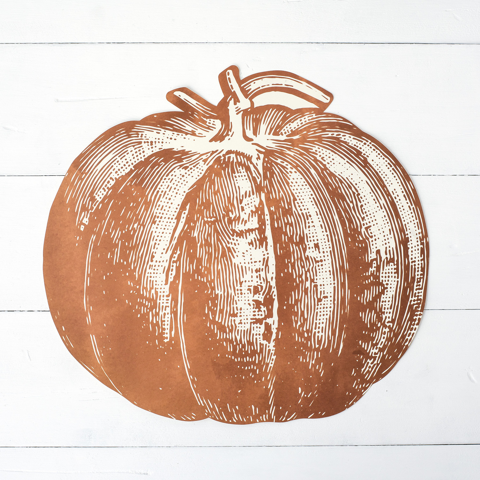 Die Cut Pumpkin Placemat- 12 Sheets