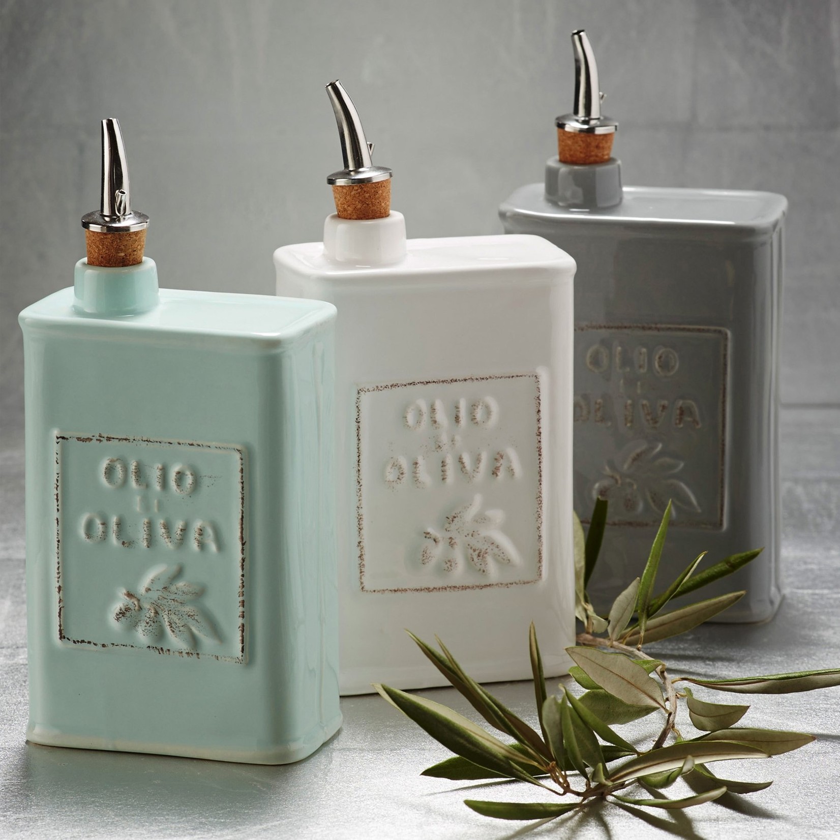 Vietri VIETRI Lastra Olive Oil Can