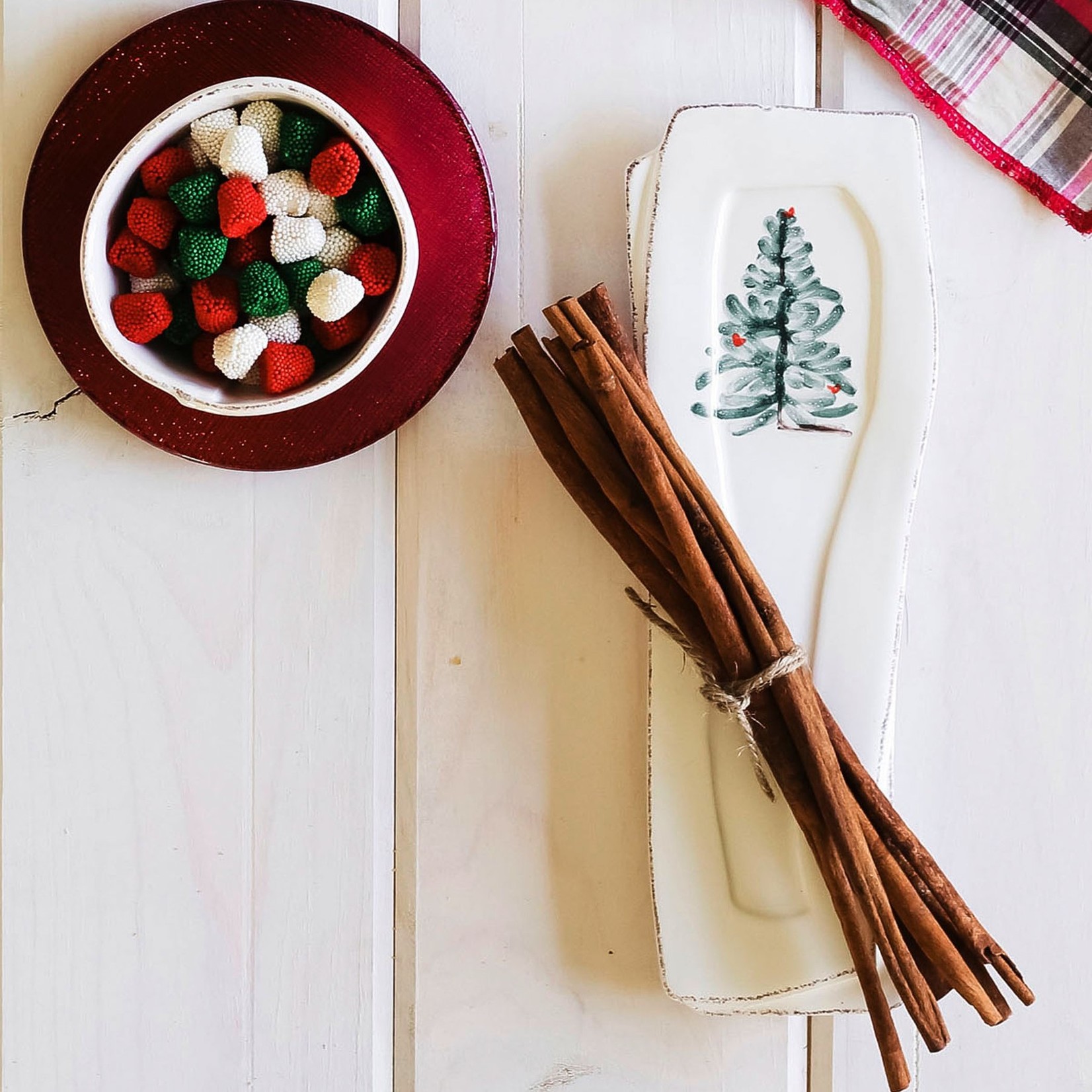 Vietri VIETRI Lastra Holiday Spoon Rest