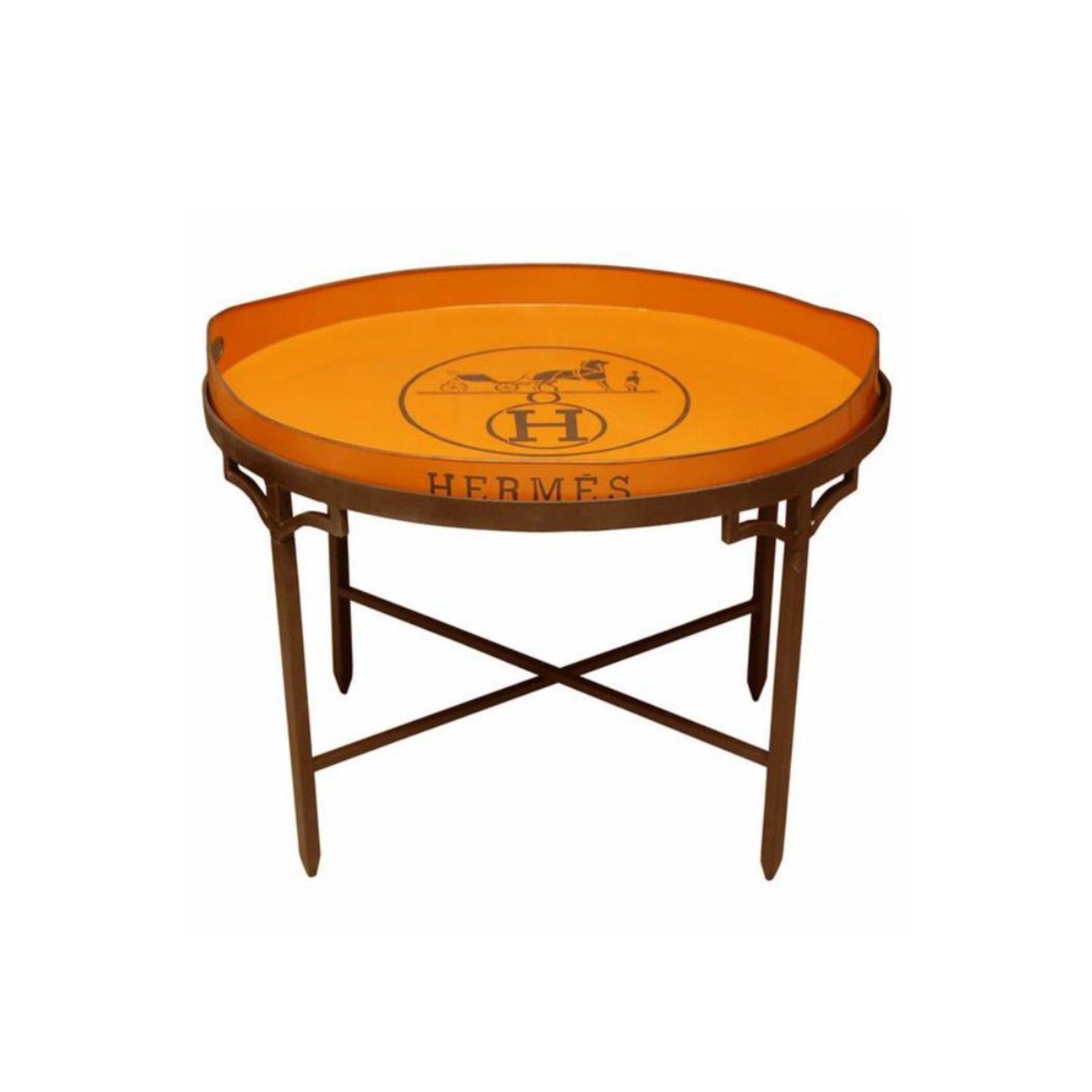Wrought Iron Tole Stand