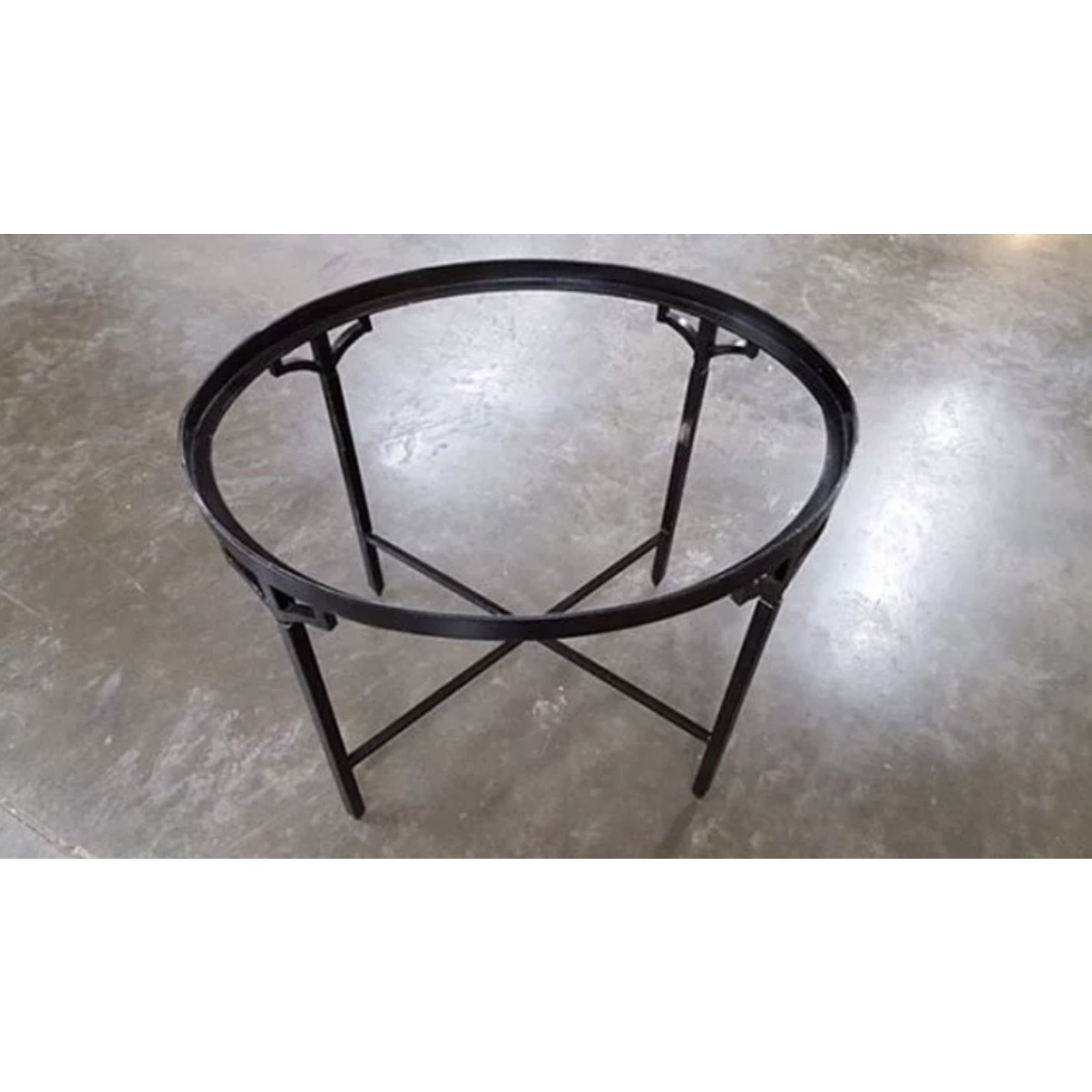 Wrought Iron Tole Stand