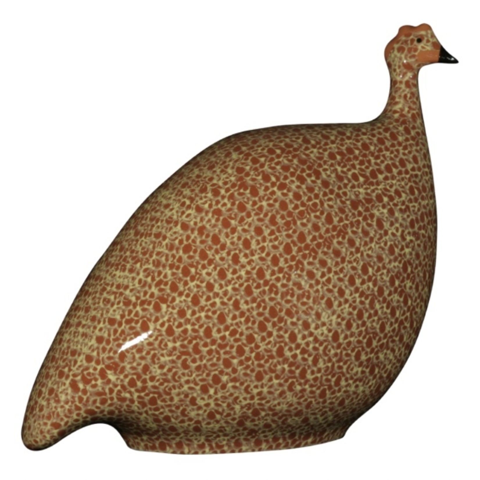 Red Speckled Yellow French Guinea Hen