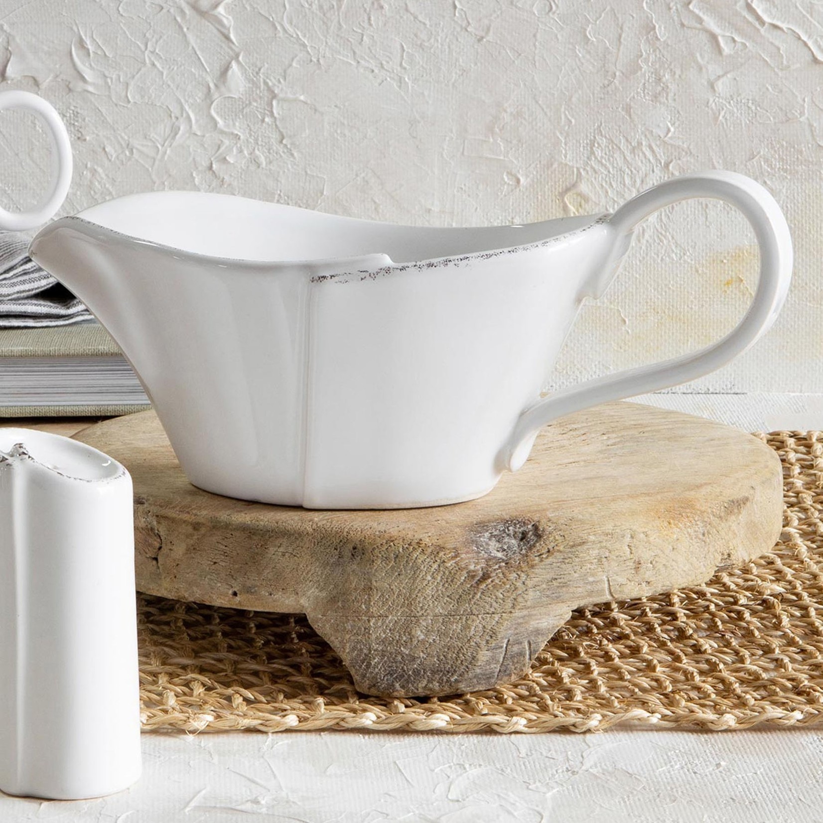 VIETRI Lastra Sauce Server