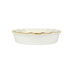 Vietri VIETRI Italian Bakers Pie Dish- White