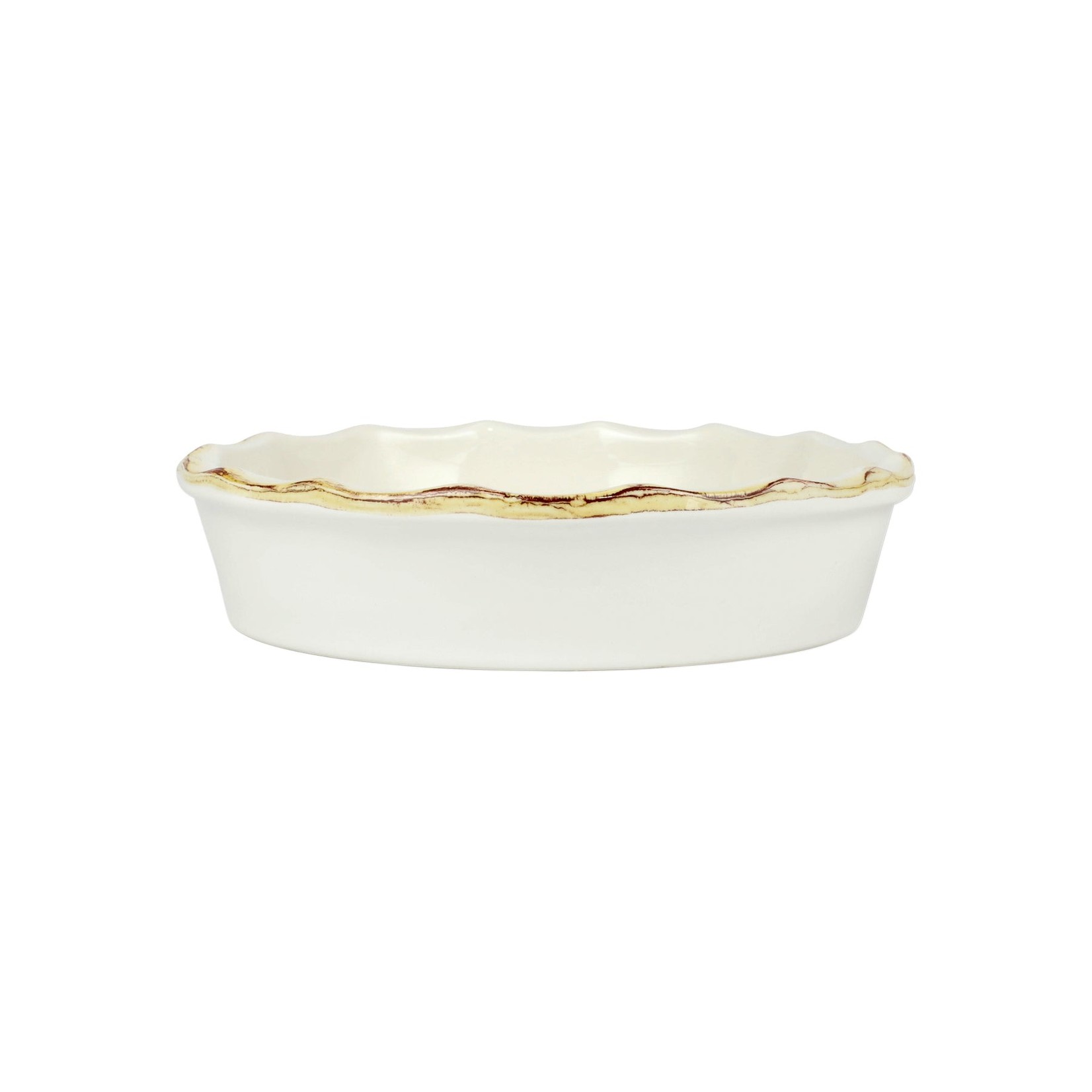 Vietri VIETRI Italian Bakers Pie Dish- White