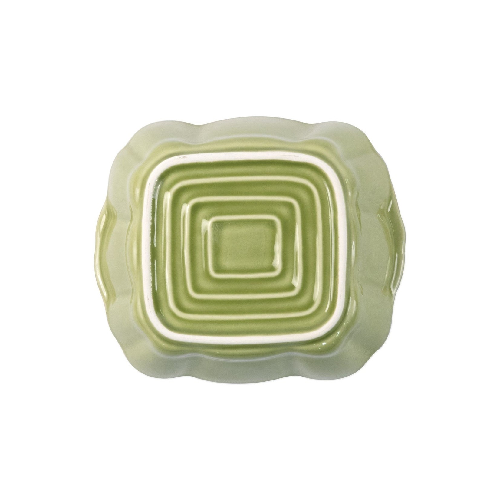 Italian Bakers Small Square Baker Green