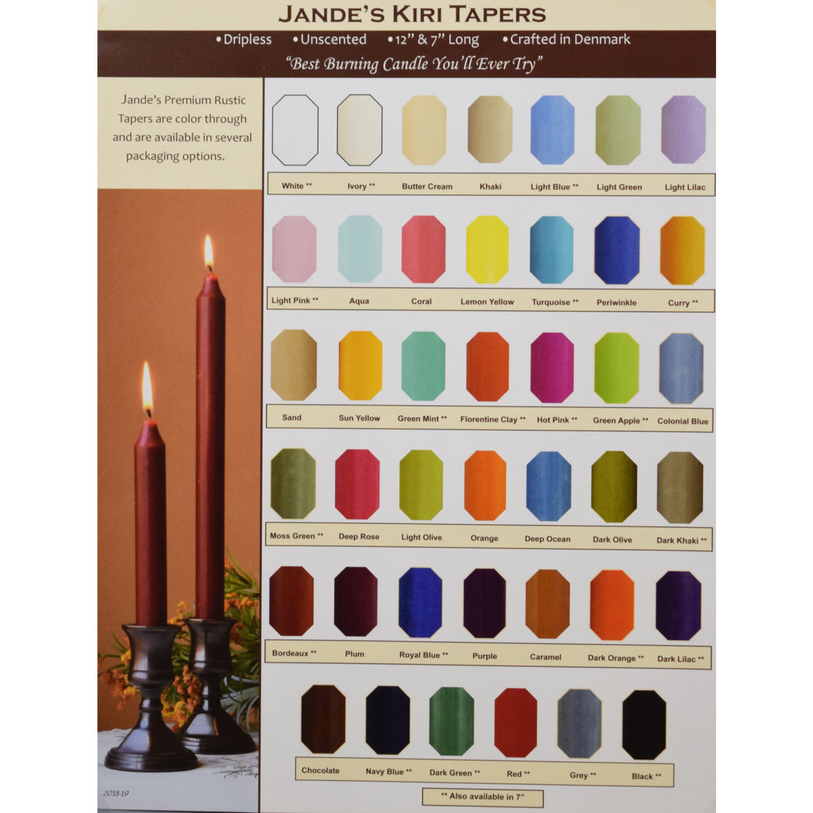 Jande Inc Kiri Taper