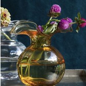 VIETRI Hibiscus Clear Bud Vase - Yvonne Estelle's