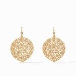 Julie Vos Peacock Earring Gold Pearl