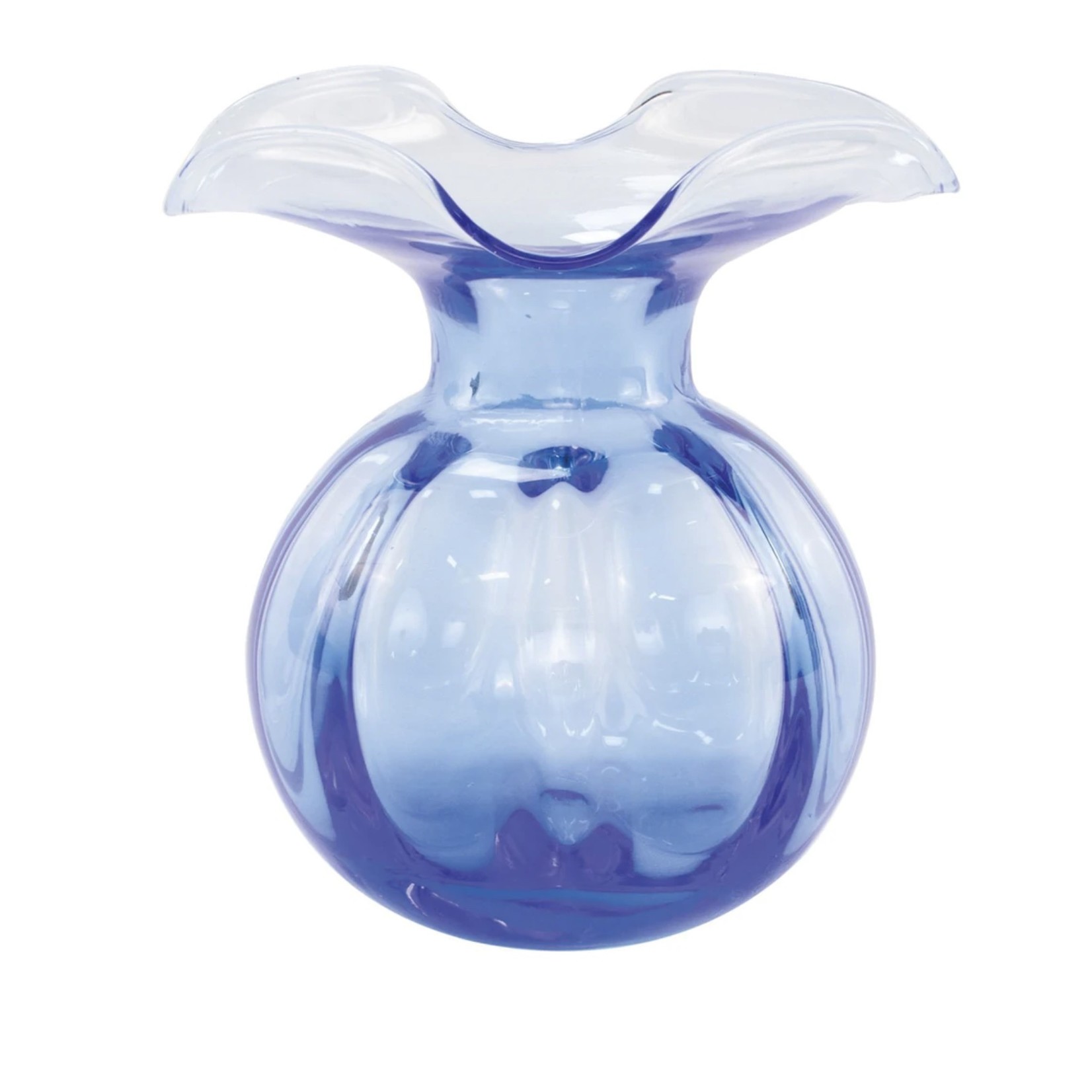 Vietri Hibiscus Fluted Vase