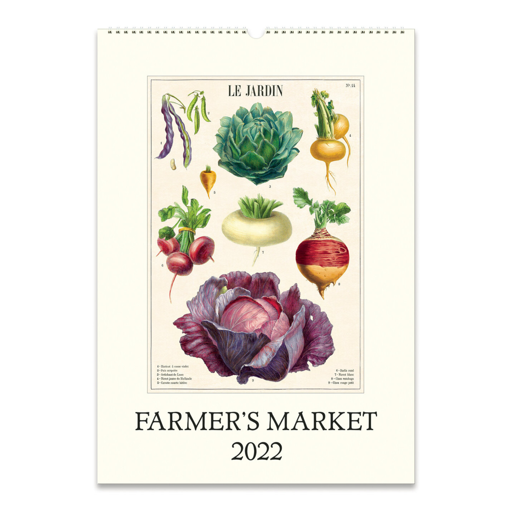 Cavallini Wall Calendar - Crème de la Crème Cavallini Wall Calendar - Crème de la Crème
