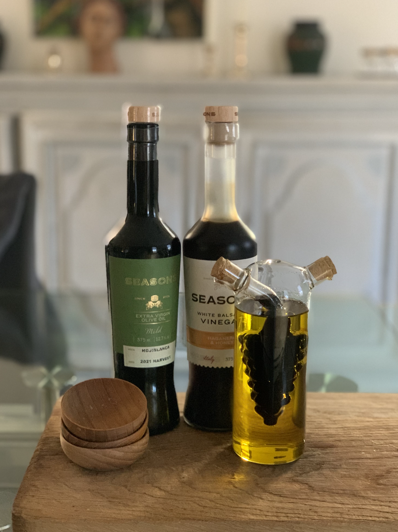 Handblown Glass Olive Oil Pourer  Olive oil dispenser, Oil and