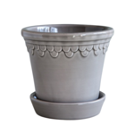 Bergs Potter- Glazed Copenhagen Pot Grey