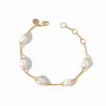 Julie Vos Flora Delicate Bracelet Gold Pearl