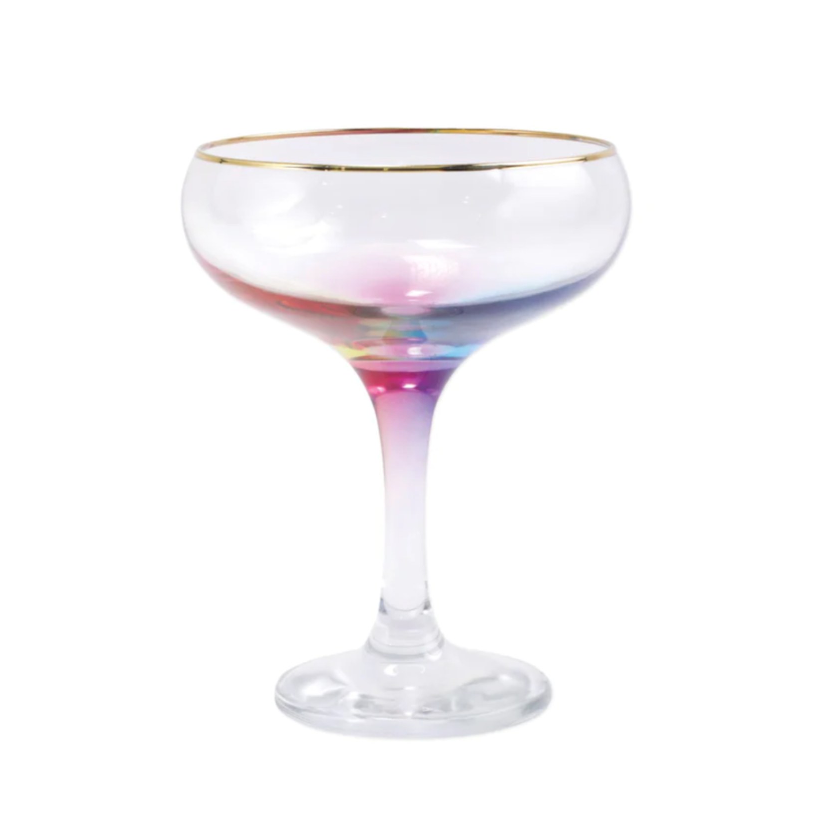 Vietri VIETRI Rainbow Coupe Champagne Glass
