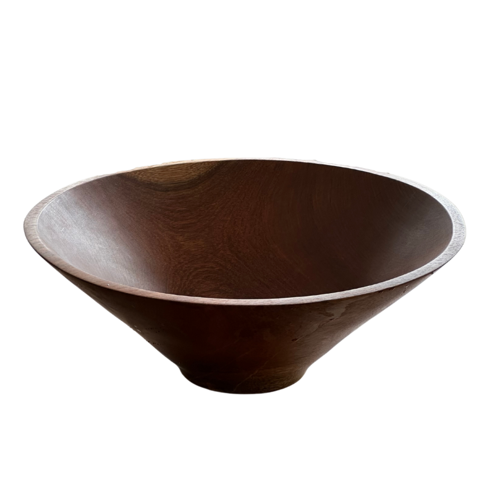 Higuerilla Round Wooden Bowl 16"-17"