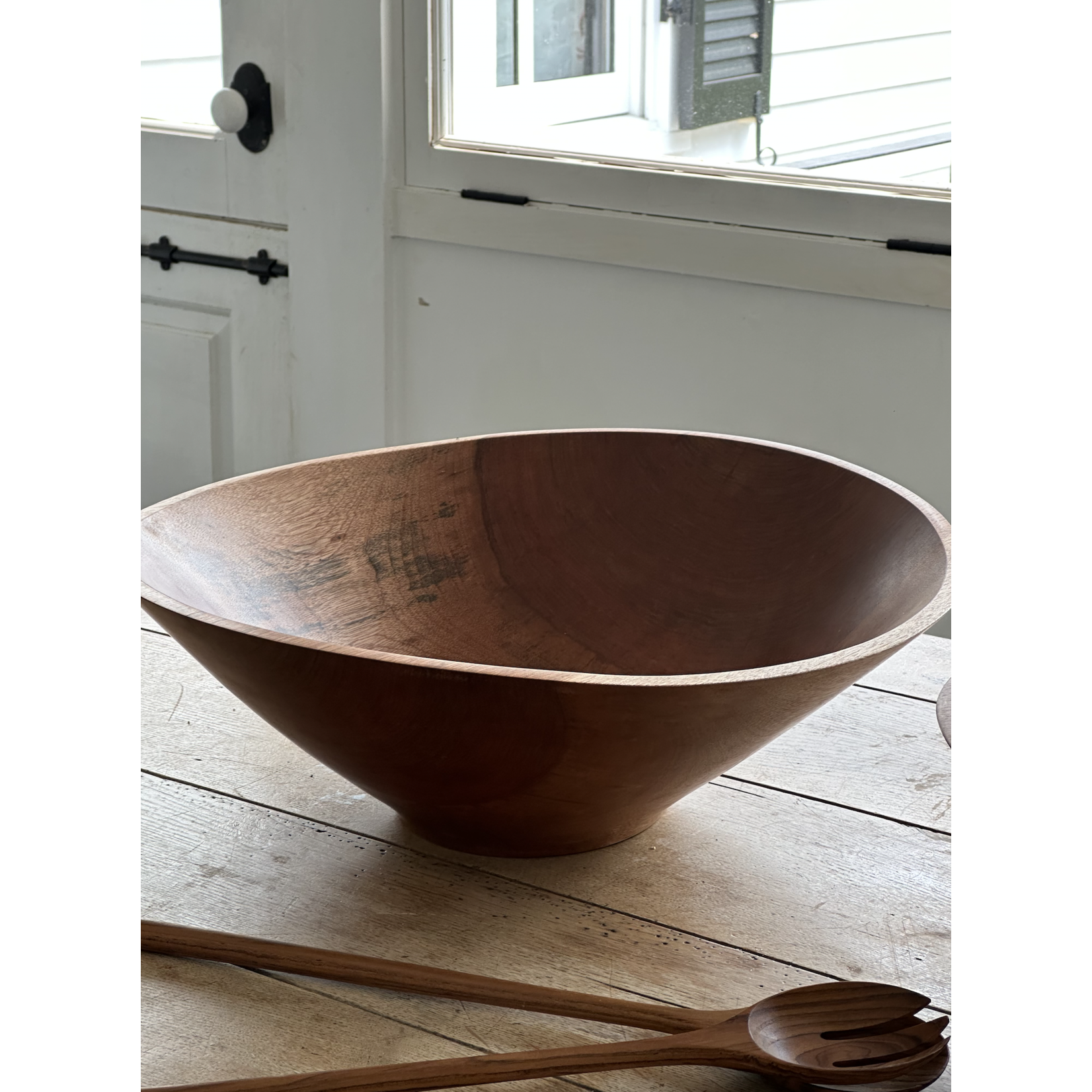 Be Home, Inc. Higuerilla Round Wood Bowl 18"-20"