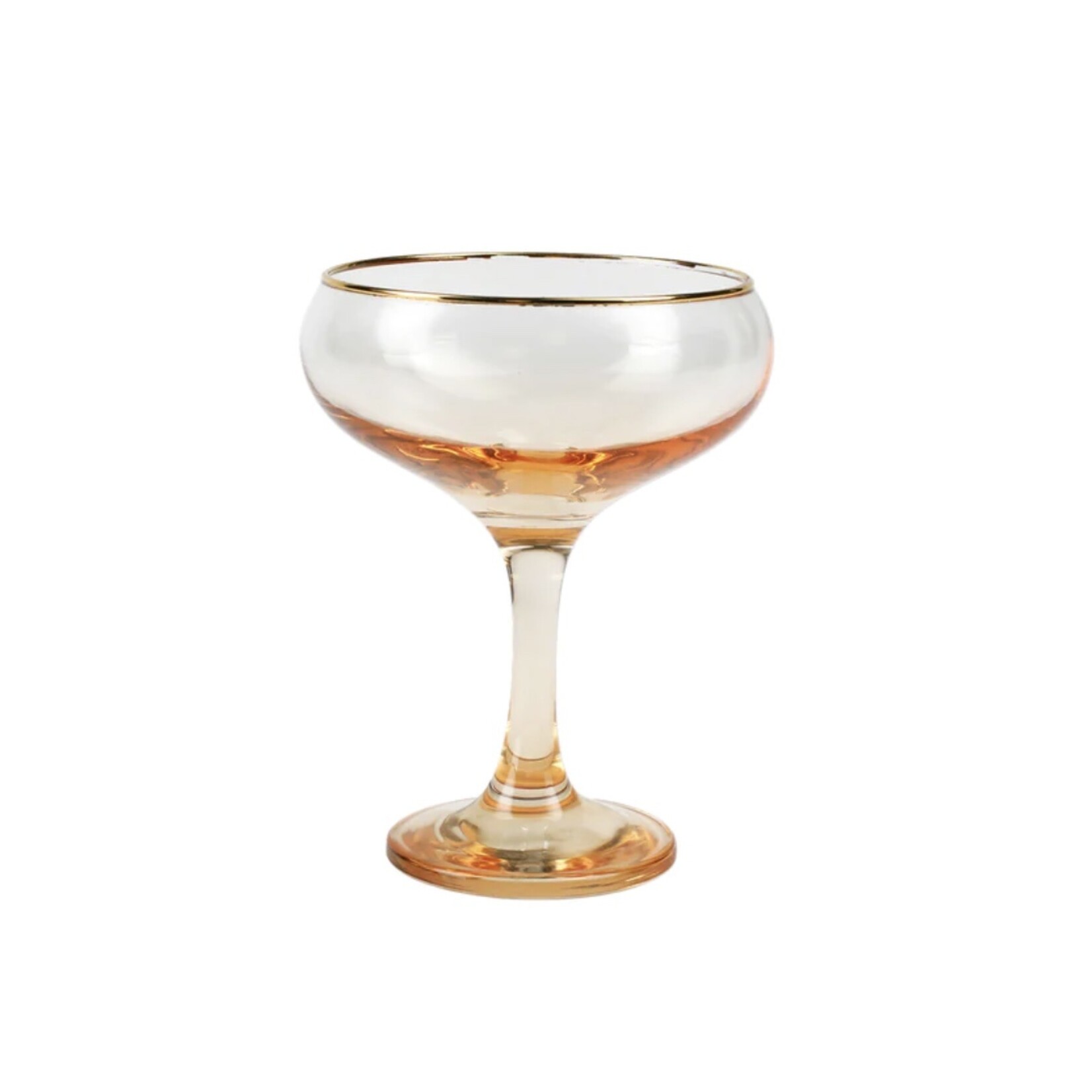 Rainbow Coupe Champagne Glass