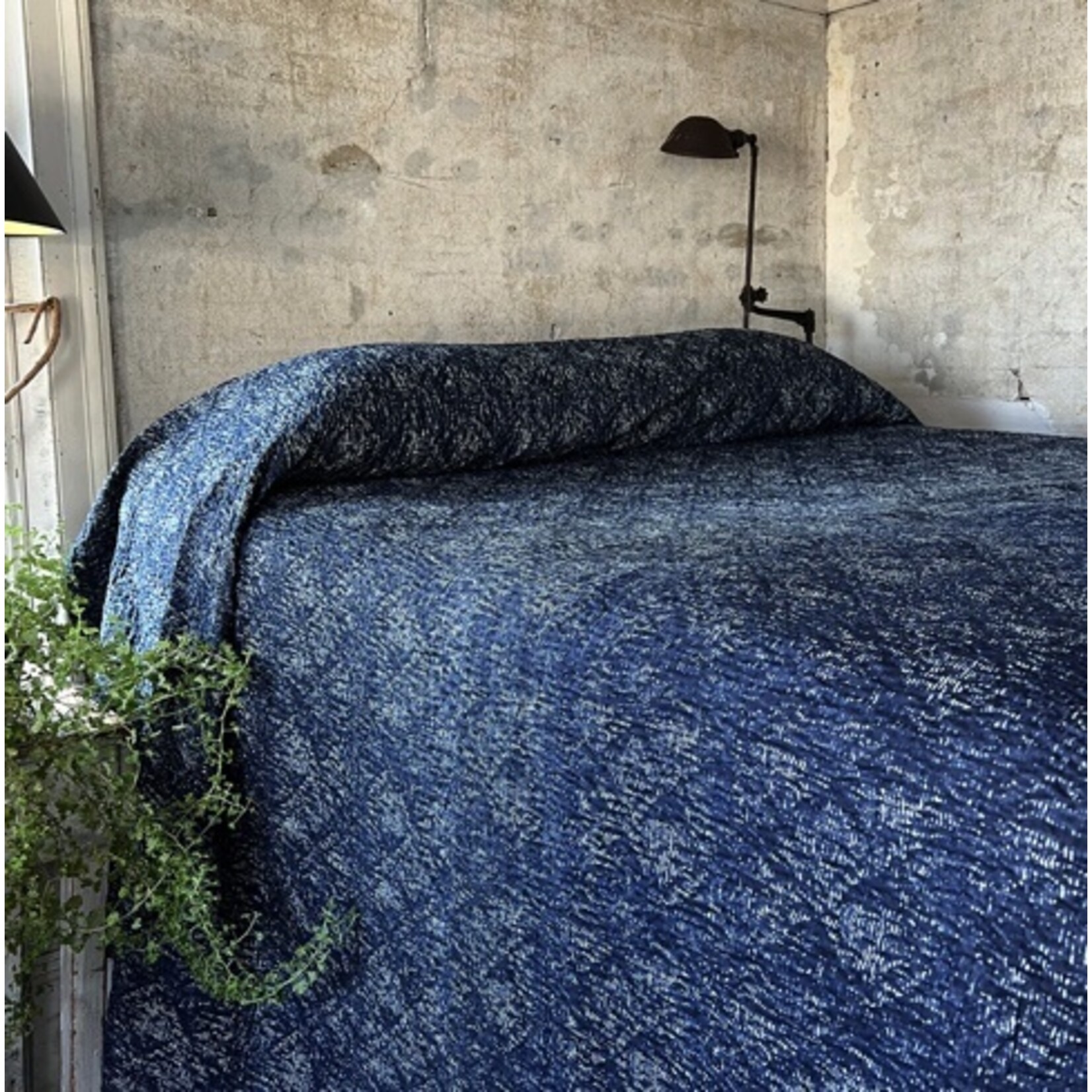 John Derian x Jeanette Farrier Bedcover Toile d'Aix King