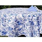 LC 70" Round Treated Tablecloth