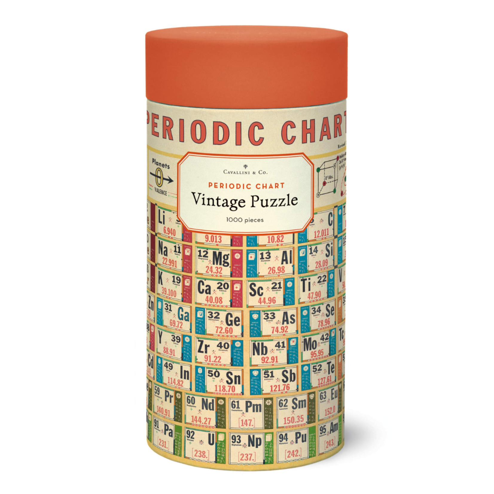 Cavallini & Co. Cavallini 1000 Piece Puzzle Periodic Chart