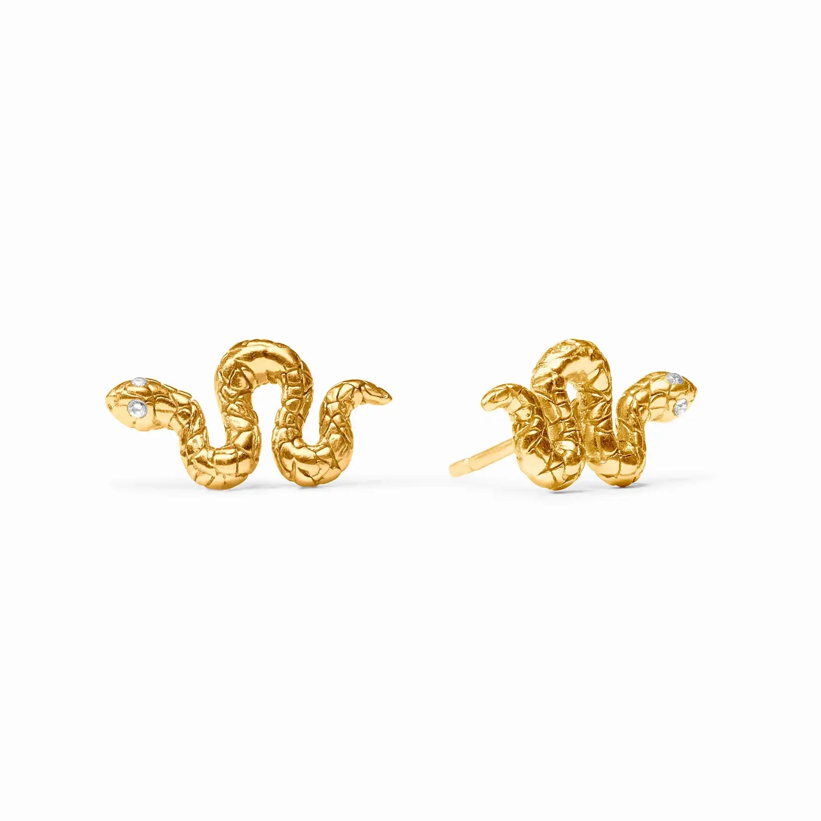 Julie Vos JULIE VOS Snake Stud- Gold
