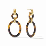 Madison Link Earring-Tortoiseshell