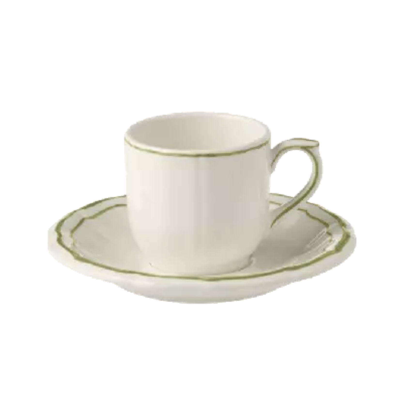 Gien GIEN Filet Espresso Cup/Saucer