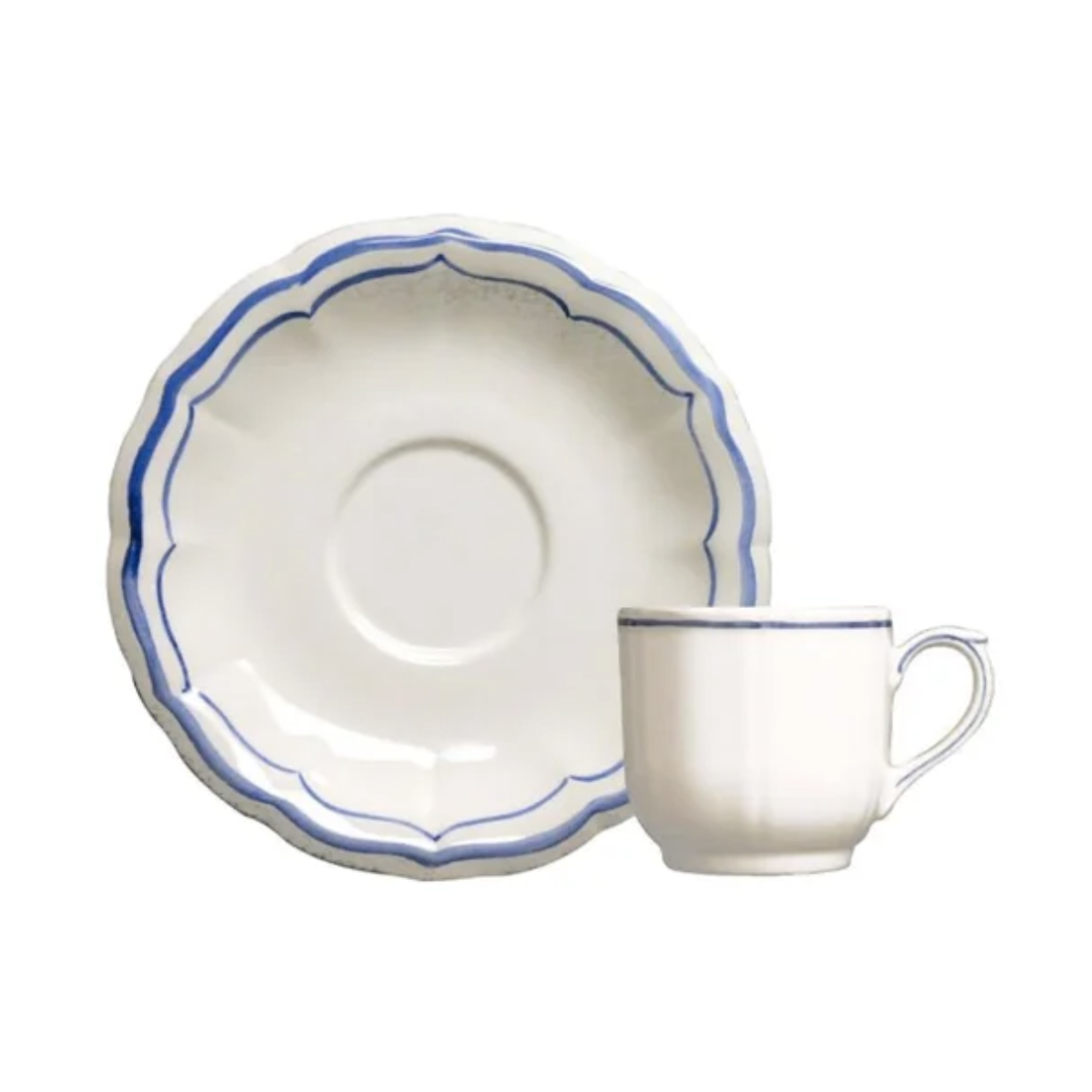 Gien GIEN Filet Espresso Cup/Saucer
