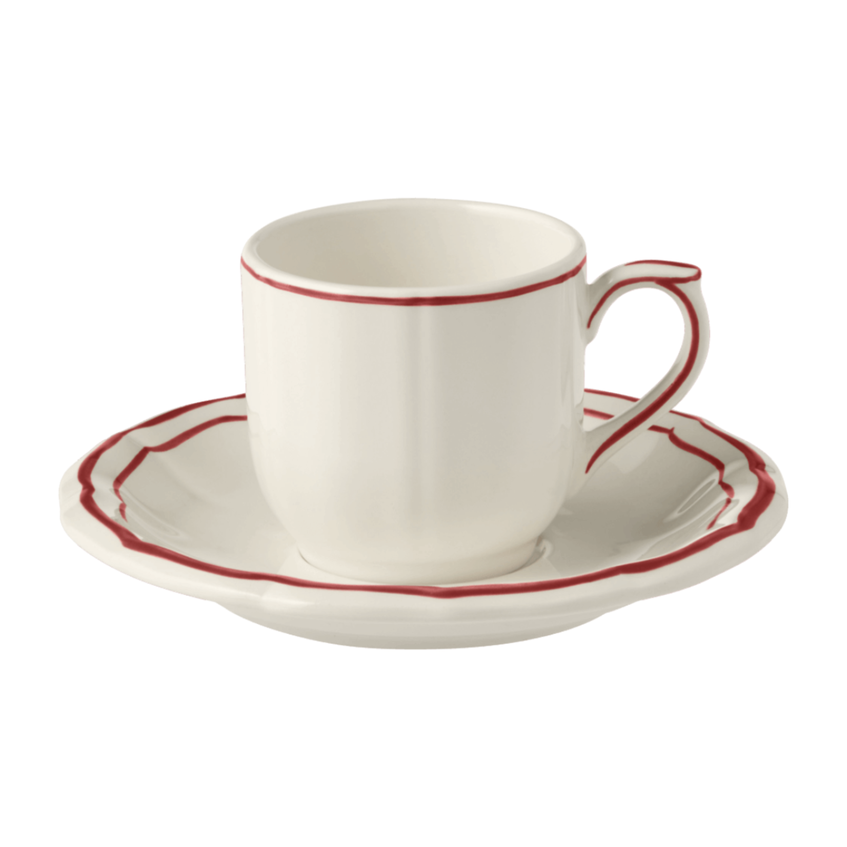 Gien GIEN Filet Espresso Cup/Saucer
