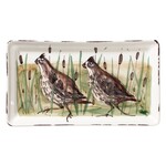 Wildlife Quail Rectangular Platter