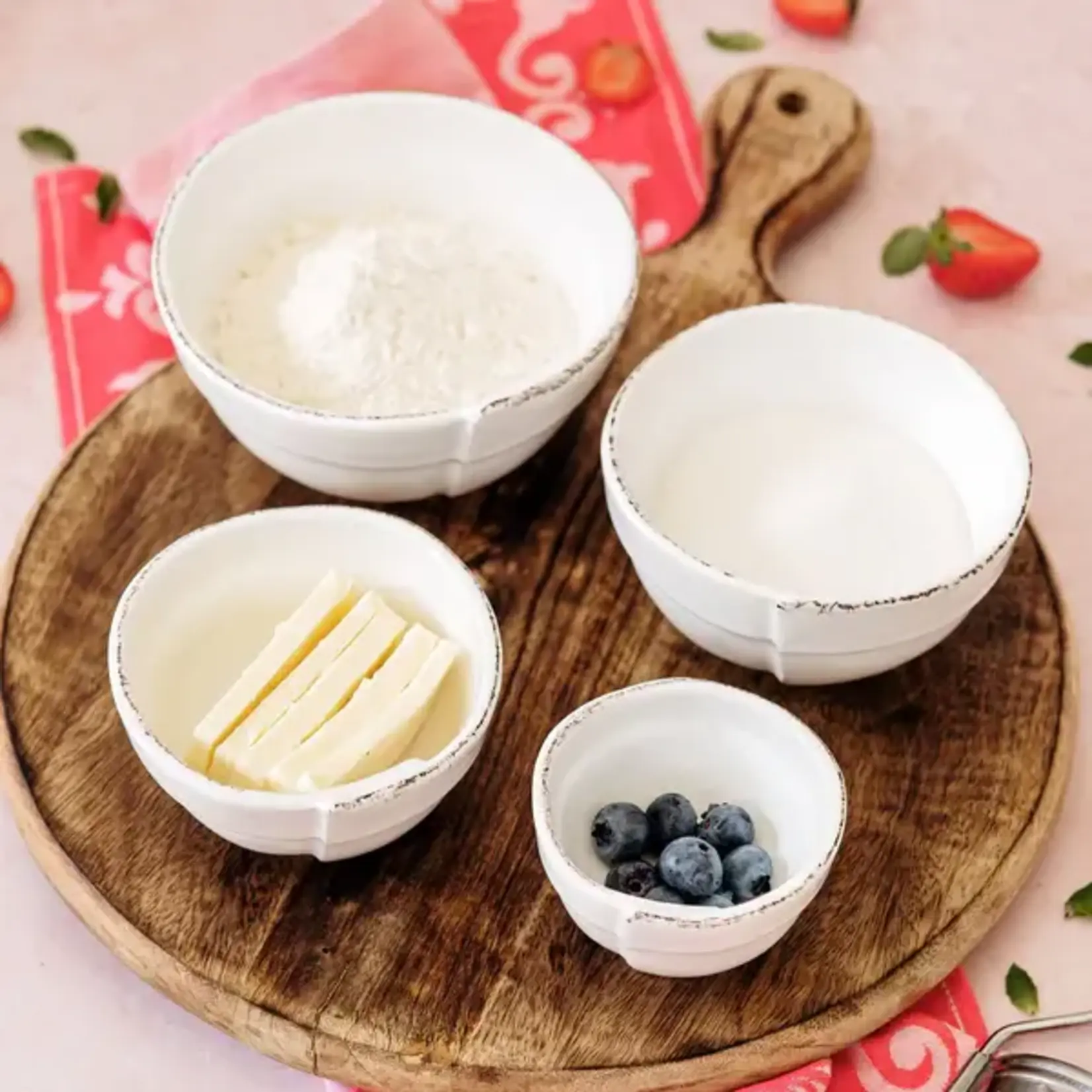 Vietri VIETRI Lastra Prepping Bowls- Set of 4