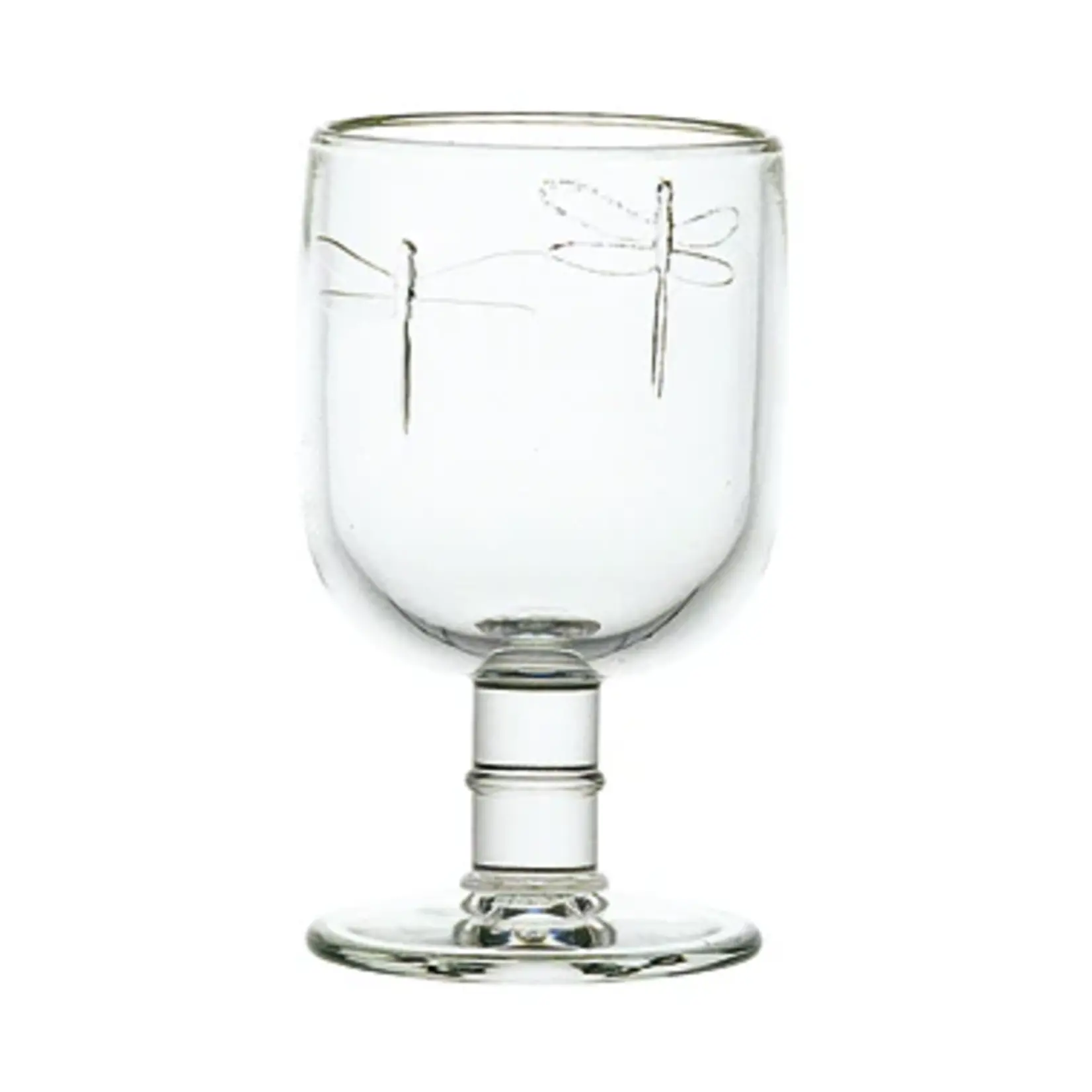 Dragonfly Wine Glass