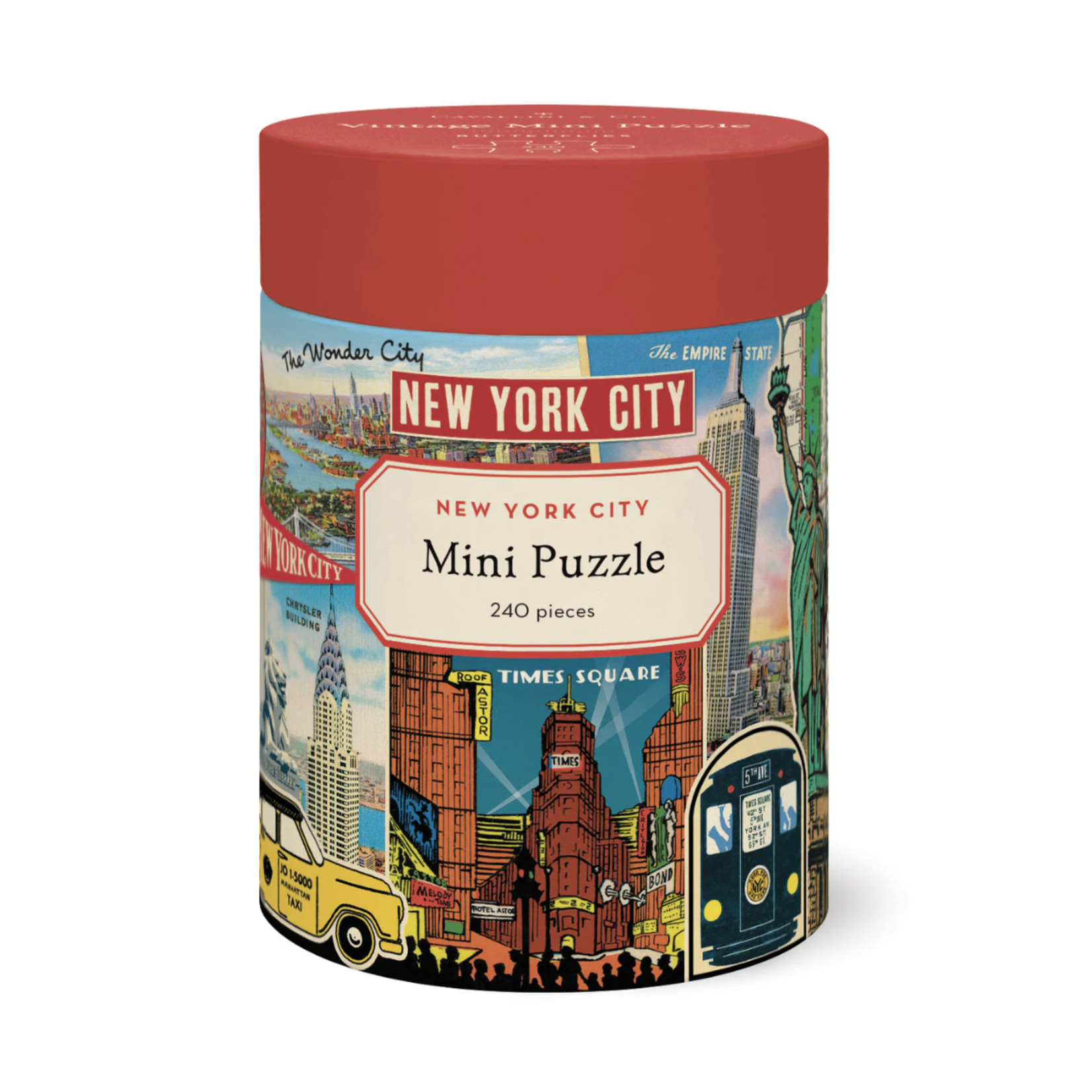 Cavallini & Co. CAVALLINI 240 Piece Mini Puzzle- Assorted