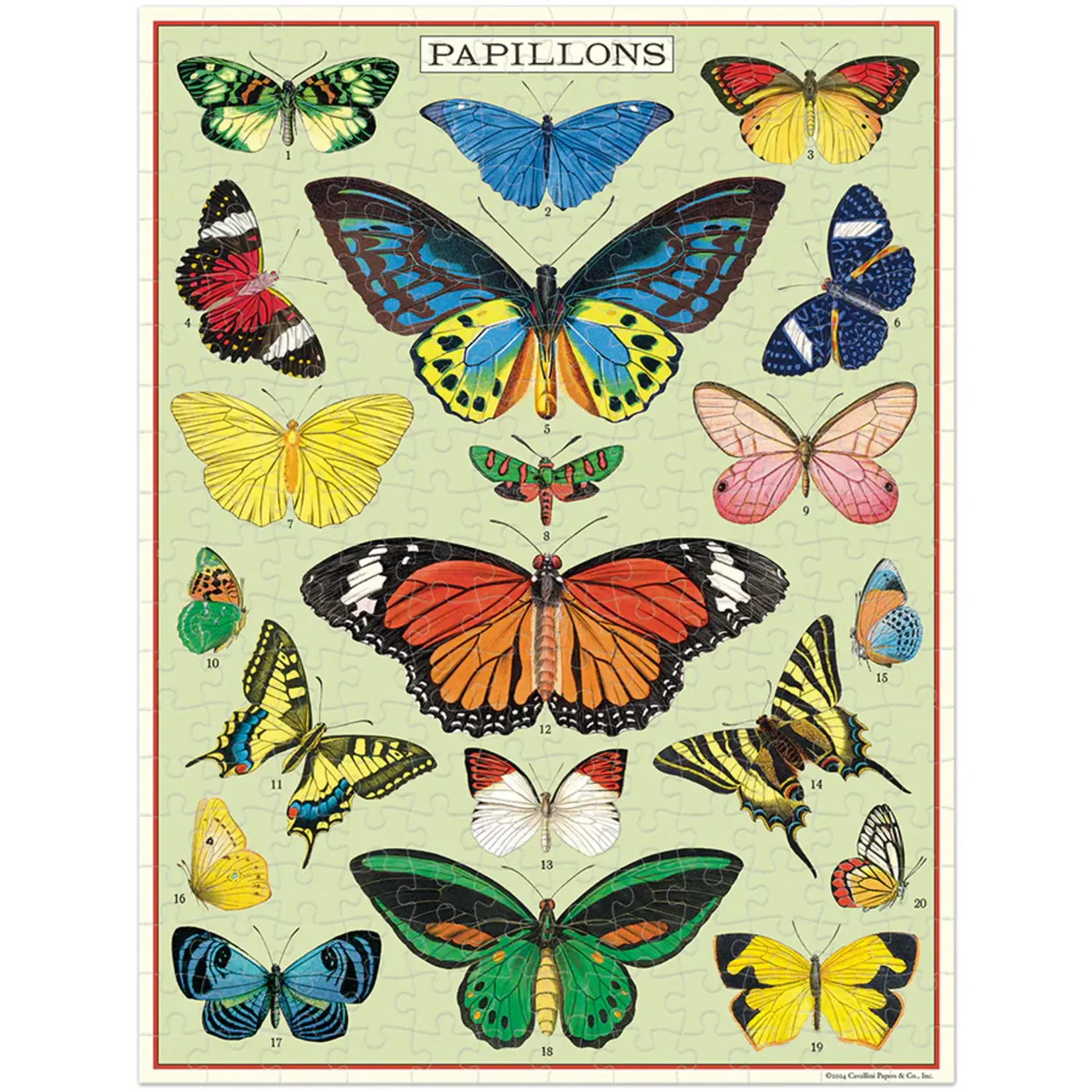 Cavallini & Co. CAVALLINI 240 Piece Mini Puzzle- Assorted