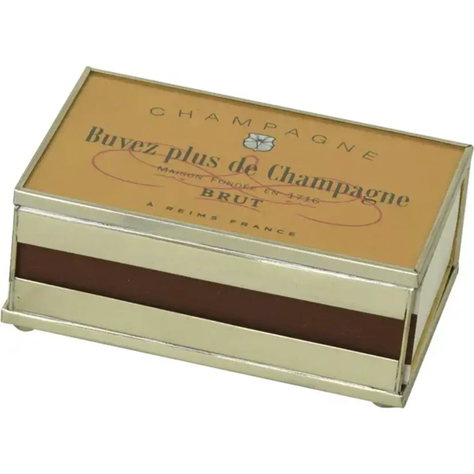JM Piers Matchbox Cover Orange Brut