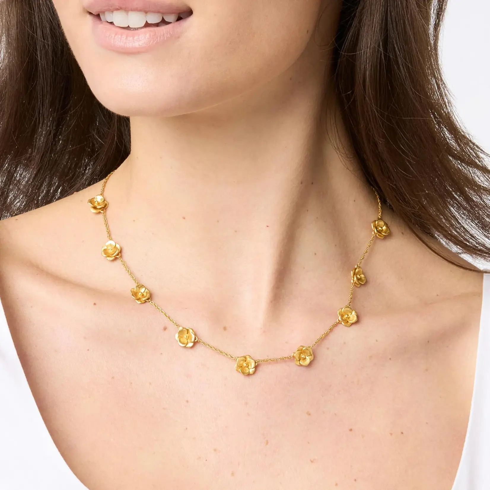 Julie Vos JULIE VOS Bloom Delicate Station Necklace